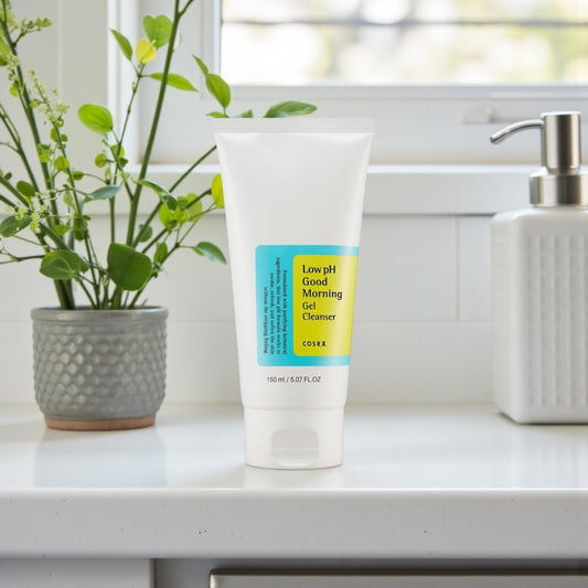 Limpiador en gel Good Morning de COSRX con pH bajo, 150 ml